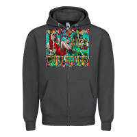 Smoke Just A Girl Who Loves Christmas Zipper Hoodie - CowhideDigitalArt