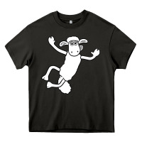 Asphalt shaun the sheep Heavy Core Tee - minhPixels