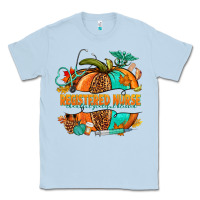 Dusty Blue registered nurse pumpkin Classic Tee - NancyCooperArtShop