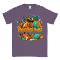 Lavender registered nurse pumpkin Classic Tee - NancyCooperArtShop