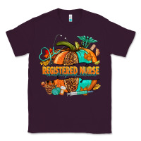 Plum registered nurse pumpkin Classic Tee - NancyCooperArtShop