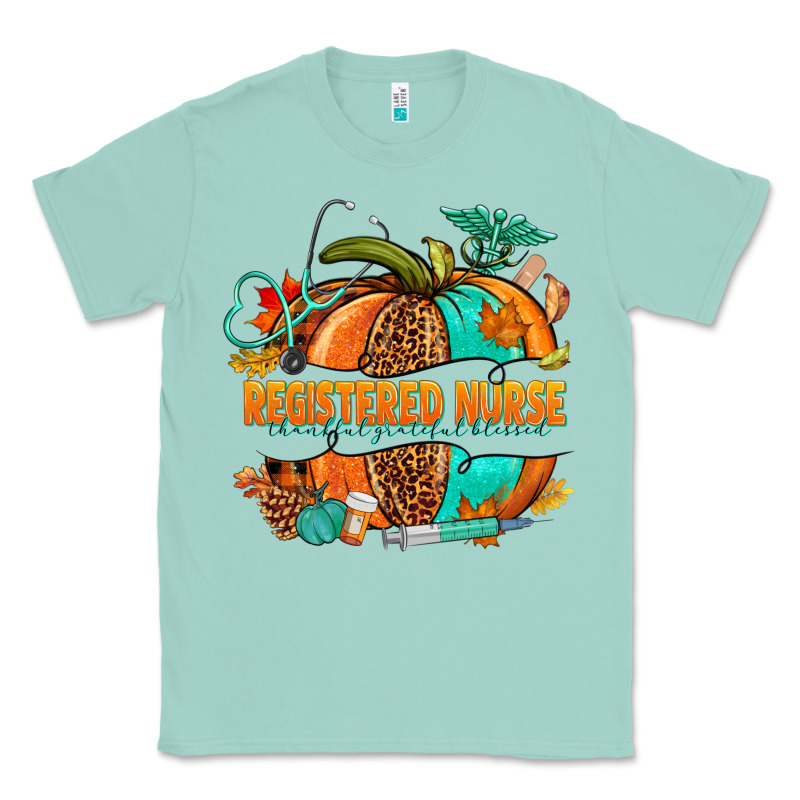 Registered Nurse Pumpkin Classic Tee by NancyCooperArtShop | Teevron