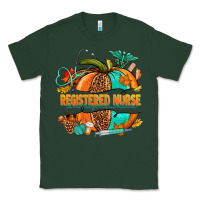 Sports Green registered nurse pumpkin Classic Tee - NancyCooperArtShop