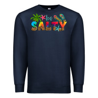 Navy be salty Premium Sweatshirt - Artiststas