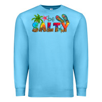 Ocean Blue be salty Premium Sweatshirt - Artiststas