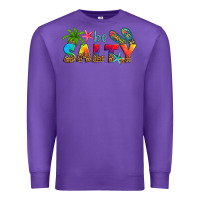 Purple be salty Premium Sweatshirt - Artiststas
