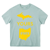 Arona Up Yours State Of Ohio Funny Anti Oh Pro Michigan Meme Heavy Core Tee - minhPixels
