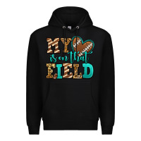 Black my heart is on that field american football Premium Hoodie - Jasminsmagicworld