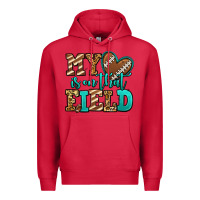 Cardinal my heart is on that field american football Premium Hoodie - Jasminsmagicworld