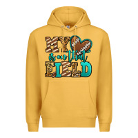 Mustard my heart is on that field american football Premium Hoodie - Jasminsmagicworld
