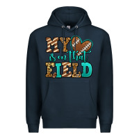 Navy my heart is on that field american football Premium Hoodie - Jasminsmagicworld