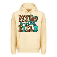 Pina Colada my heart is on that field american football Premium Hoodie - Jasminsmagicworld