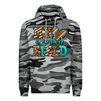 Slate Camo my heart is on that field american football Premium Hoodie - Jasminsmagicworld