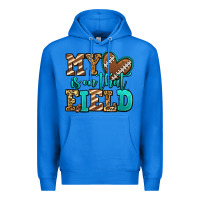 True Royal my heart is on that field american football Premium Hoodie - Jasminsmagicworld