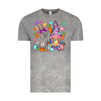 Cloud Rock Easter gnome and rabbit Easter Day Vintage Tee - HowdyJamesFarm