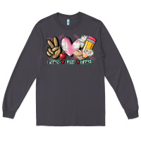 Smoke Peace love teach Long Sleeve Tee - CowGirlArtShop