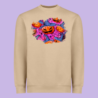 Halloween Pumpkin Patch  4 Heavyweight Sweatshirt Designed By Bundleandbundleshop