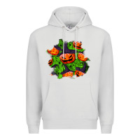 Halloween Pumpkin Patch Premium Hoodie | Teevron