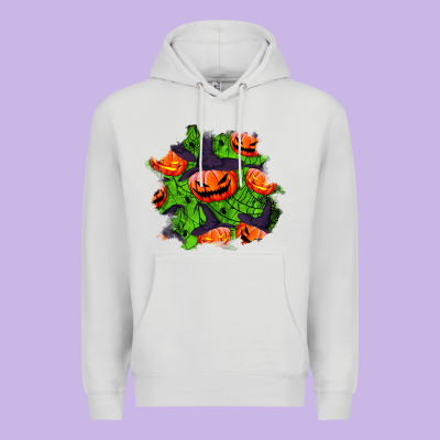Halloween Pumpkin Patch Premium Hoodie Designed By Bundleandbundleshop