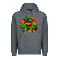 Rock halloween pumpkin patch Premium Hoodie - BundleAndBundleShop