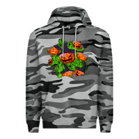 Slate Camo halloween pumpkin patch Premium Hoodie - BundleAndBundleShop