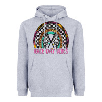 Heather Grey race day vibes rainbow Heavyweight Hoodie - Artiststas