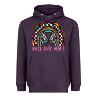 Plum race day vibes rainbow Heavyweight Hoodie - Artiststas