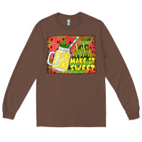 Chestnut life is short make it sweet Long Sleeve Tee - Jasminsmagicworld