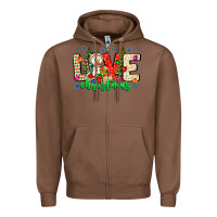 Chestnut love Christmas Zipper Hoodie - CowhideDigitalArt