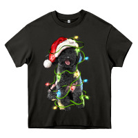 Asphalt christmas black poodles dog Heavy Core Tee - LillyAllenDesigns