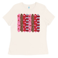 Bone valentine's day brushstrokes Ladies Tee - RanaPortraitStore