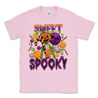 Bubblegum Pink Sweet and Spooky Classic Tee - texasbilliewilder