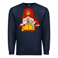 Navy firefighter gnomes Premium Sweatshirt - Artiststas