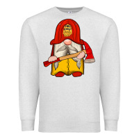 Oatmeal Heather firefighter gnomes Premium Sweatshirt - Artiststas