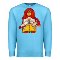Ocean Blue firefighter gnomes Premium Sweatshirt - Artiststas