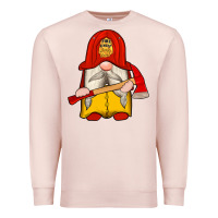 Pale Pink firefighter gnomes Premium Sweatshirt - Artiststas