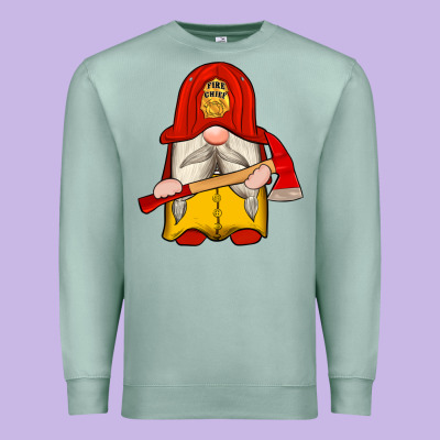 Firefighter Gnomes Premium Sweatshirt Designed By Artiststas
