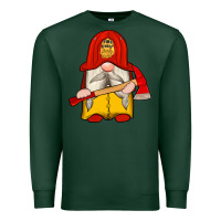 Sports Green firefighter gnomes Premium Sweatshirt - Artiststas