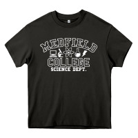 Asphalt Medfield College Science Dept. Heavy Core Tee - minhPixels