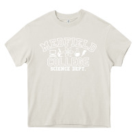 Cream Medfield College Science Dept. Heavy Core Tee - minhPixels