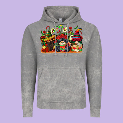Cinco De Mayo Gnomes Vintage Hoodie Designed By Cowgirlartshop