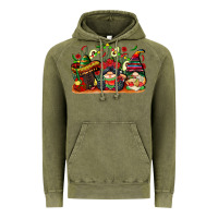 Vintage Olive cinco de mayo gnomes Vintage Hoodie - CowGirlArtShop
