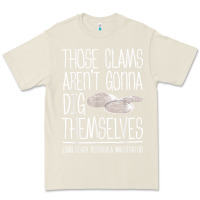 Bone Clam Diggers Funny Quote Gift Long Beach Peninsula Premium Tee - minhPixels