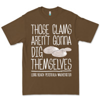 Clam Diggers Funny Quote Gift Long Beach Peninsula Premium Tee | Teevron