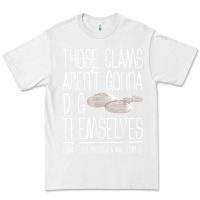 White Clam Diggers Funny Quote Gift Long Beach Peninsula Premium Tee - minhPixels