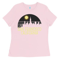 Bubblegum Pink San Francisco California Ladies Tee - Bettercallsaul
