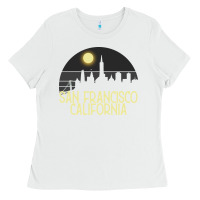 White San Francisco California Ladies Tee - Bettercallsaul