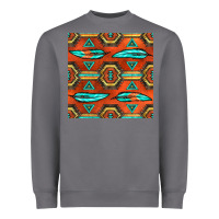 Storm native american aztec seamless pattern 2 Heavyweight Sweatshirt - BundleAndBundleShop