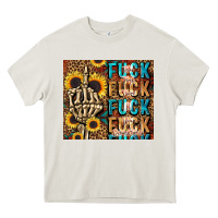 Cream fuck Heavy Core Tee - LillyAllenDesigns