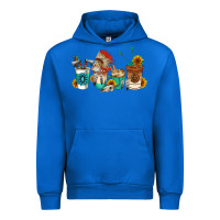 Cobalt indian coffee cups Urban Hoodie - AdoDesignShop
